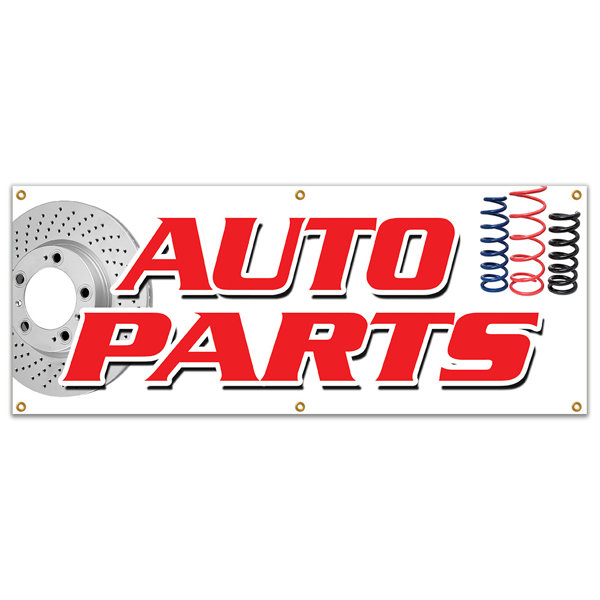 SignMission Auto Parts Banner Sign Wayfair